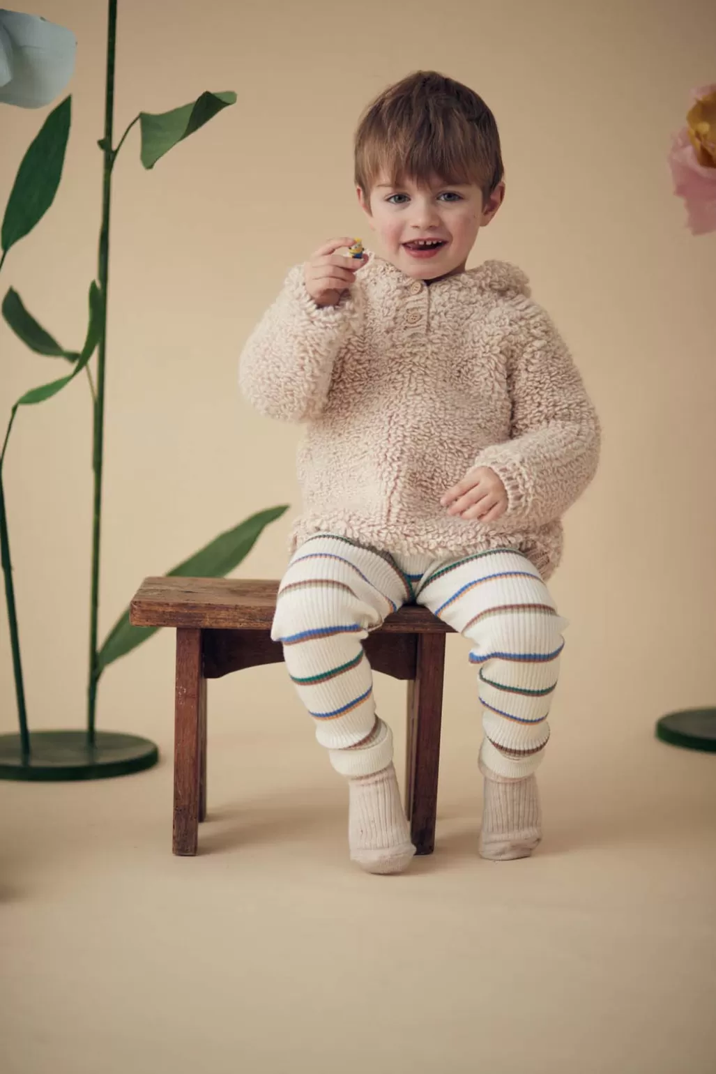 Louise Misha Legging Leni Cream Stripes Cheap